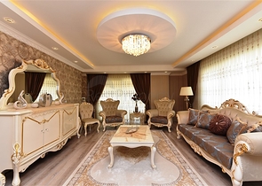 Меблированный пентхаус 4+2 люкс класса в районе Оба