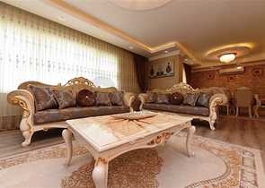 Меблированный пентхаус 4+2 люкс класса в районе Оба