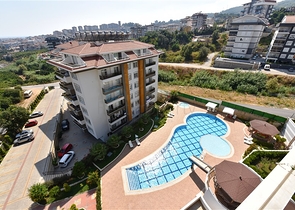 Меблированный пентхаус 4+2 люкс класса в районе Оба