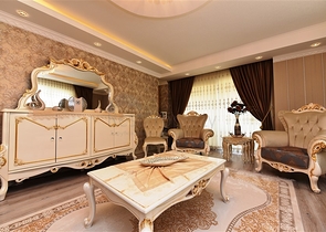 Меблированный пентхаус 4+2 люкс класса в районе Оба