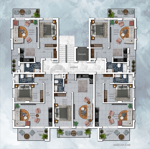 Новый строящийся комплекс в Авсалларе