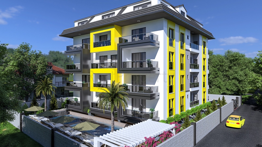 Новый строящийся комплекс в Авсалларе