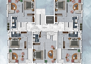 Новый строящийся комплекс в Авсалларе