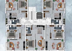 Новый строящийся комплекс в Авсалларе