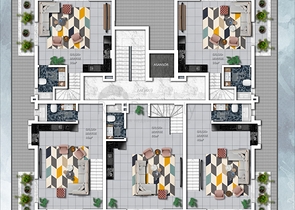 Новый строящийся комплекс в Авсалларе