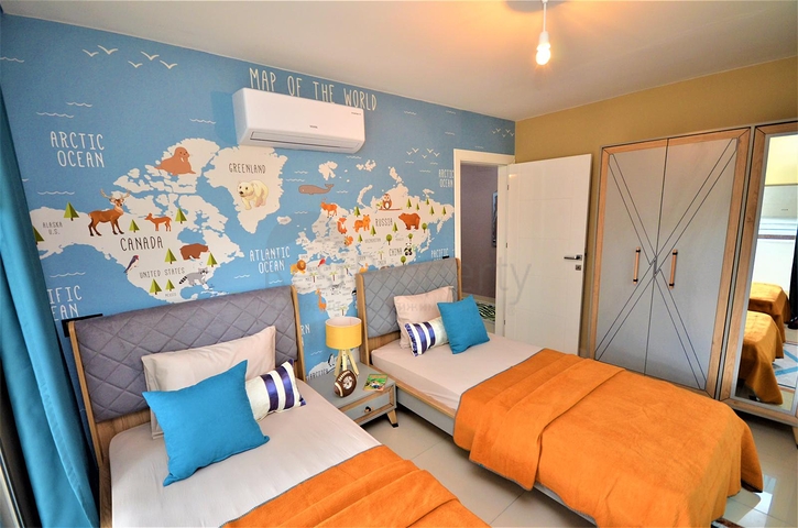 Квартира 2+1 с выходом в сад в Кестеле.