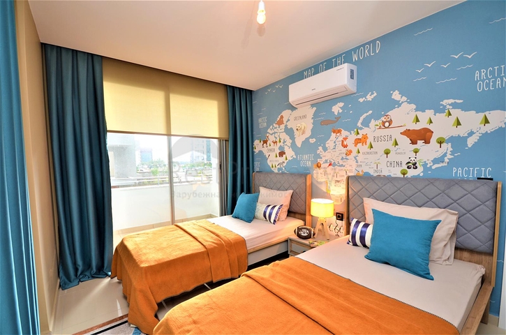 Квартира 2+1 с выходом в сад в Кестеле.