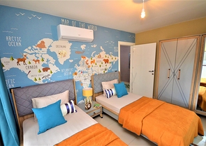 Квартира 2+1 с выходом в сад в Кестеле.