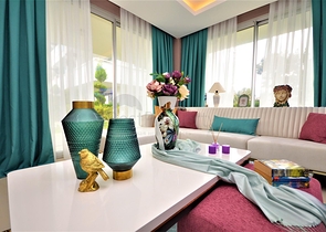 Квартира 2+1 с выходом в сад в Кестеле.