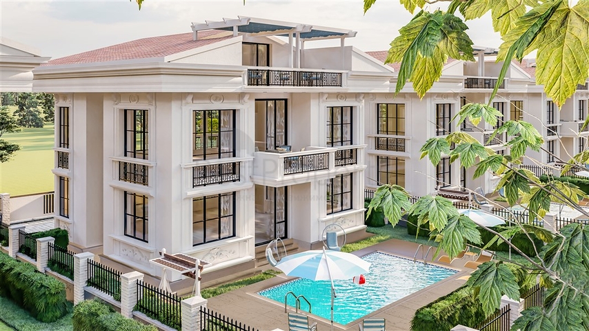 Виллы на завершении строительства в центре Белека