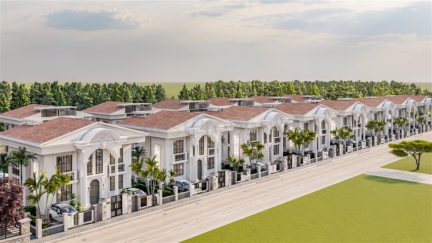 Виллы на завершении строительства в центре Белека