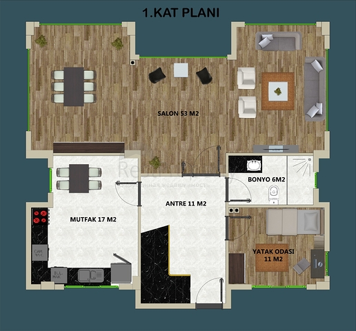 Виллы на завершении строительства в центре Белека