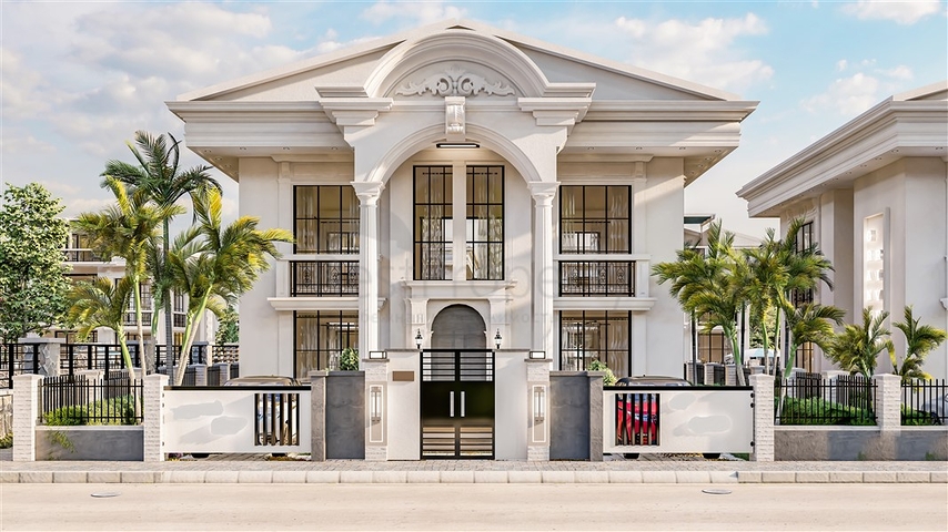 Виллы на завершении строительства в центре Белека