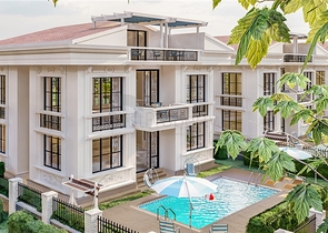 Виллы на завершении строительства в центре Белека