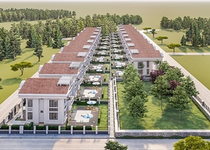 Виллы на завершении строительства в центре Белека