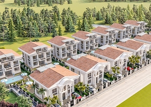 Виллы на завершении строительства в центре Белека