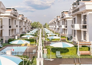 Виллы на завершении строительства в центре Белека