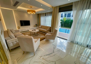 Виллы на завершении строительства в центре Белека