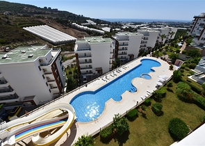 Меблированный пентхаус 3+1 с видом на море