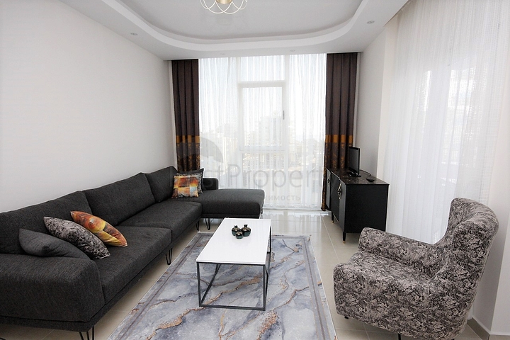 Меблированная квартира 1+1 в новом комплексе