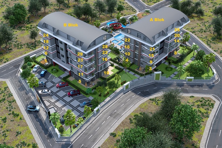 Новый проект в районе Каргыджак