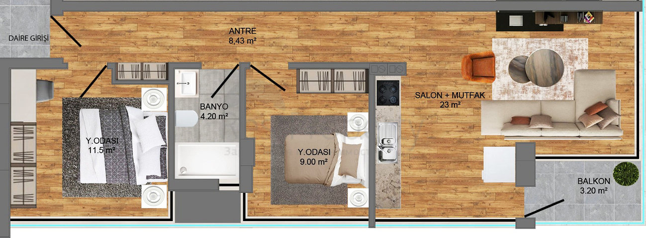 Инвестиционный проект в Караалиоглу парке в Анталии
