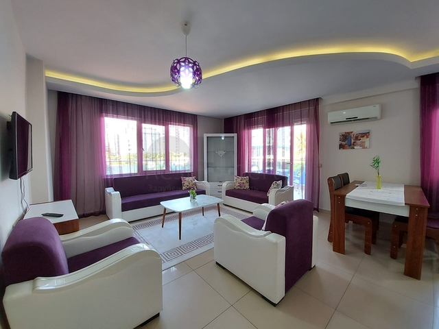 Меблированные апартаменты планировкой 1+1 в районе Махмутлар