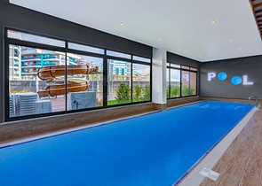 Двухкомнатная квартира в новом комплексе района Оба