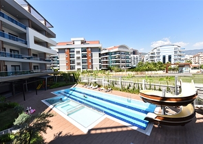 Двухкомнатная квартира в новом комплексе района Оба