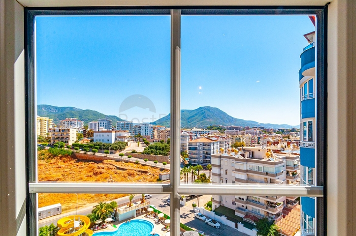 Меблированная квартира 2+1 с видом на море и горы