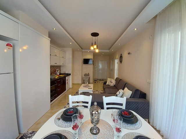 Квартира с двумя спальнями по хорошей цене в Махмутларе