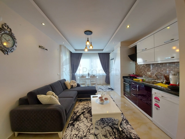 Квартира с двумя спальнями по хорошей цене в Махмутларе