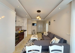 Квартира с двумя спальнями по хорошей цене в Махмутларе