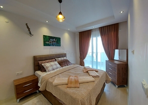 Квартира с двумя спальнями по хорошей цене в Махмутларе