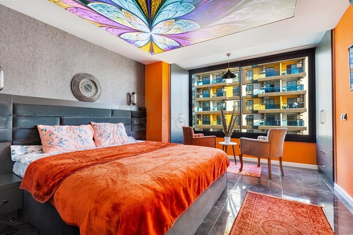 Меблированные апартаменты планировкой 1+1 в центре Алании