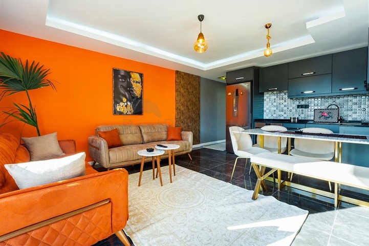 Меблированные апартаменты планировкой 1+1 в центре Алании