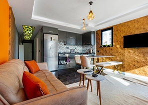 Меблированные апартаменты планировкой 1+1 в центре Алании