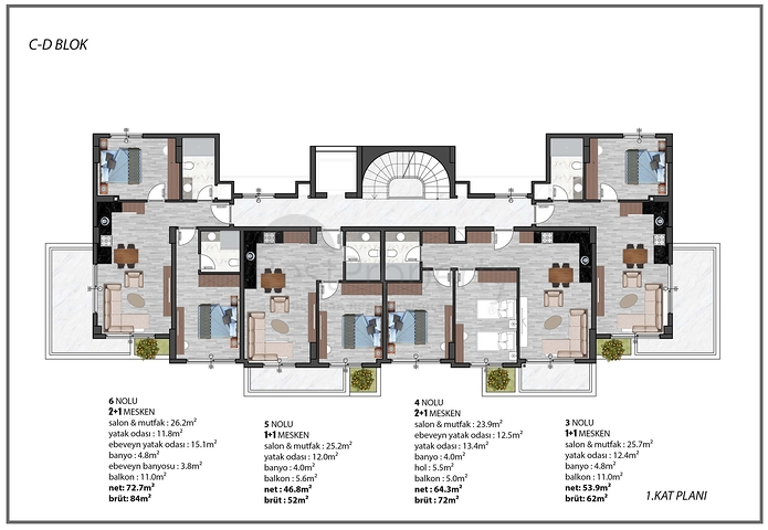 Новый проект в районе Оба