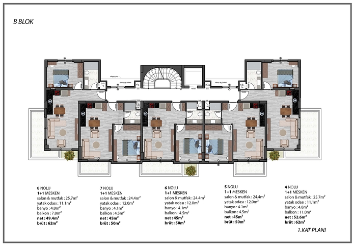 Новый проект в районе Оба
