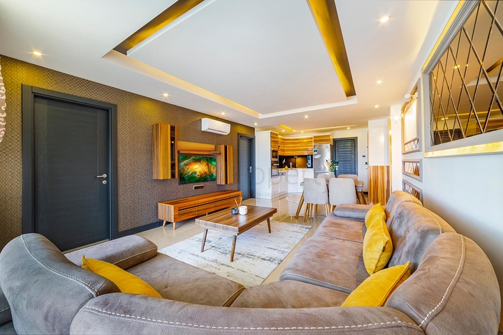 Меблированная квартира 2+1 с видом на море