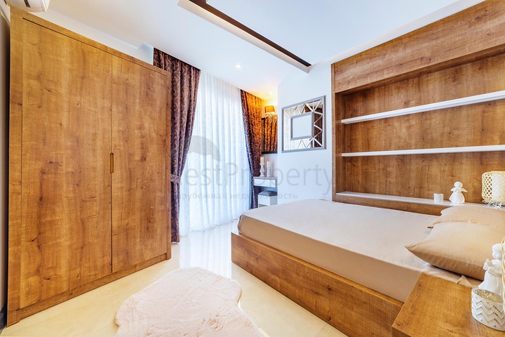 Меблированная квартира 2+1 с видом на море