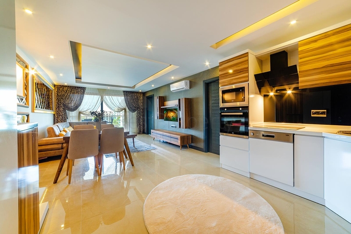 Меблированная квартира 2+1 с видом на море