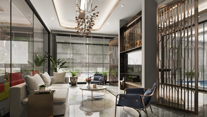 Новый жилой комплекс на стадии строительства в районе Оба