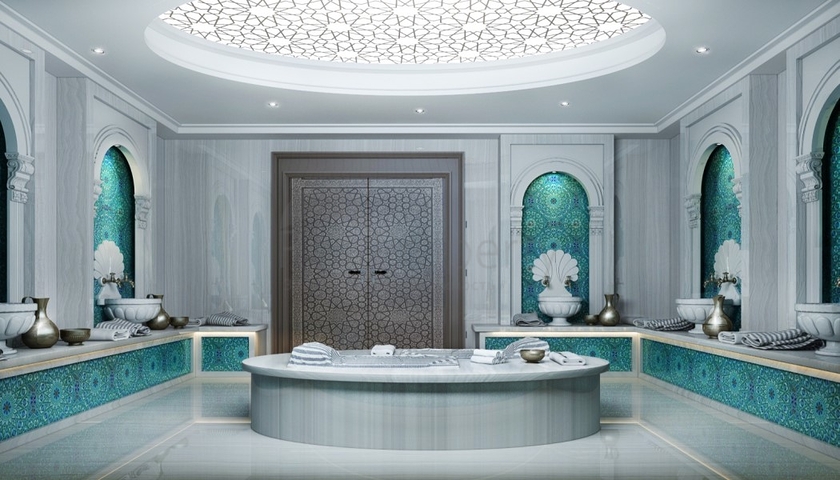 Новый жилой комплекс на стадии строительства в районе Оба