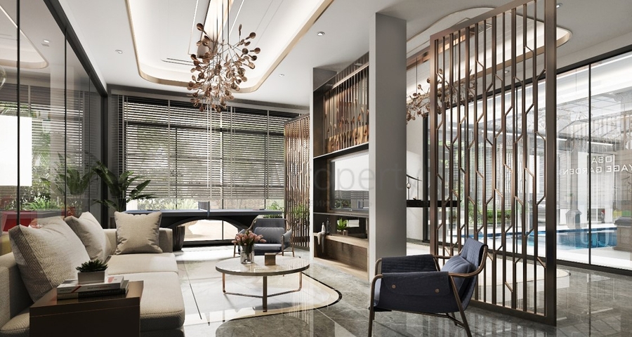 Новый жилой комплекс на стадии строительства в районе Оба