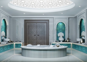 Новый жилой комплекс на стадии строительства в районе Оба