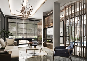 Новый жилой комплекс на стадии строительства в районе Оба