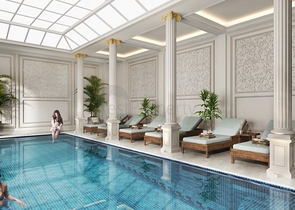 Новый жилой комплекс на стадии строительства в районе Оба