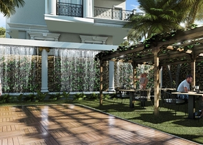 Новый жилой комплекс на стадии строительства в районе Оба