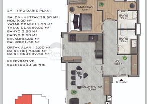 Новый жилой комплекс на стадии строительства в районе Оба